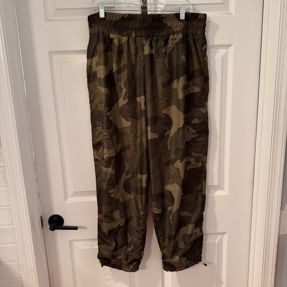 No Boundaries Womens Utility Jogger Pants Pull On Cargo‎ High Rise Camo Size XXL